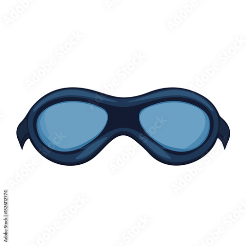 Eye Mask vector 2D flat illustration, isolated on a white background.