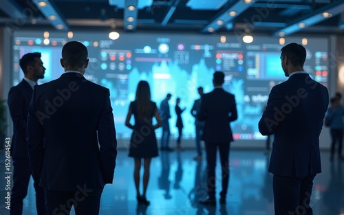 Business people and technology. High quality