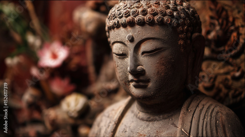 神聖なる仏像
Sacred Buddha Sculpture