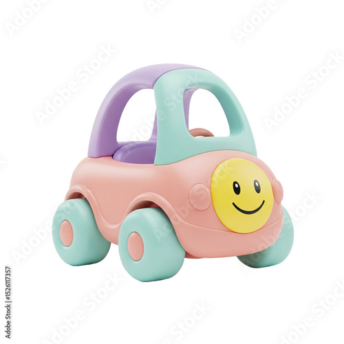 toy car for kids and baby isolated background