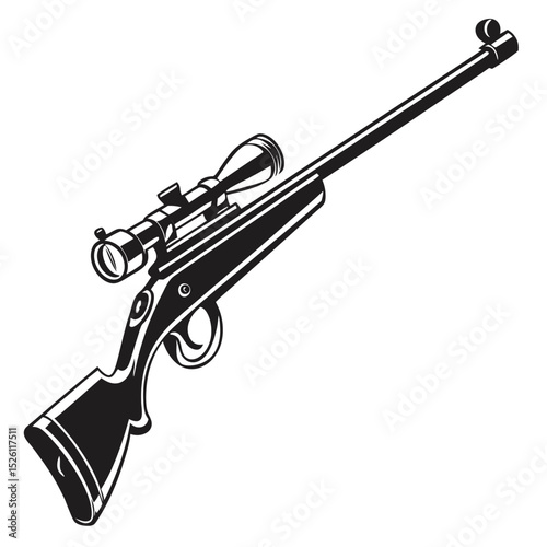 Vintage Hunting Rifle with Scope Classic Design and Powerful Accuracy