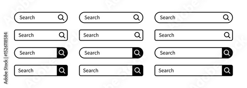 シンプルな検索窓のセット search