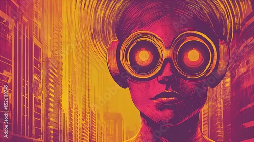 stunning cyberpunk fantasy portrait: a dramatic digital artwork perfect for sporty interior posters and urban decor, featuring intricate details and striking lighting in a futuristic cityscape