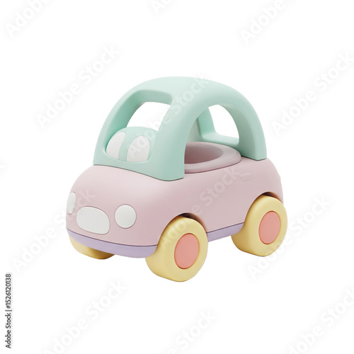 toy car on white background