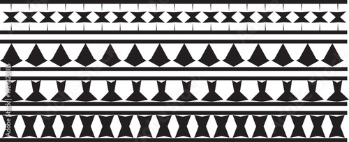 Scalloped edge seamless set. borders and dividers. Simple scalloped border. Repeat cute Scalloped edge shapes vector set. Simple scalloped border. stripe, tape collection isolated Backgaund White on