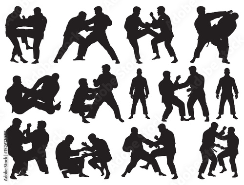 BRAZILIAN JIU JITSU SILHOUETTE