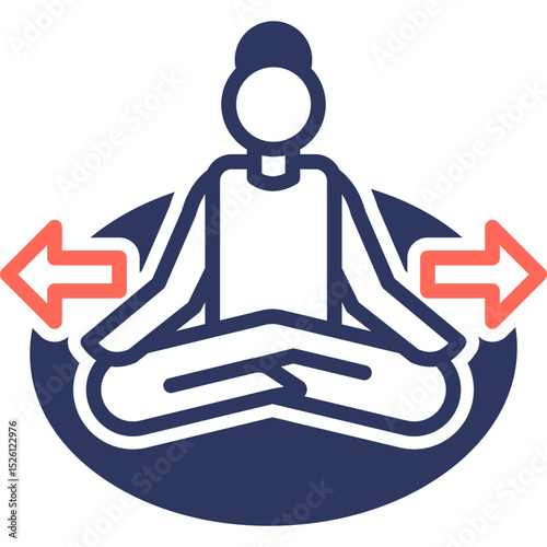 Healthy Boundaries mixed color icon