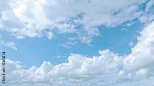 timelapse of huge clouds for weather forecast