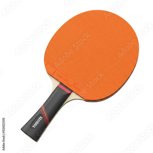 Table tennis racket isolated on transparent or white background, png