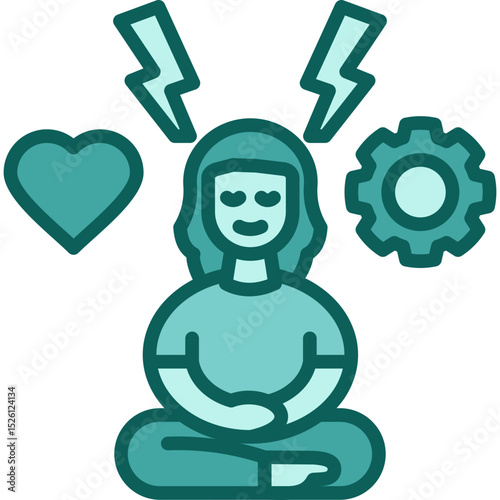 Stress Management solid icon