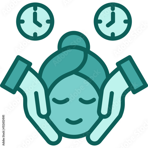Self Care Routine solid icon
