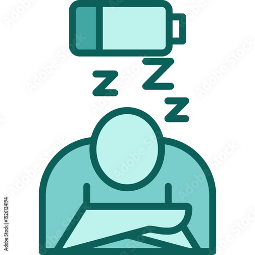 Burnout Recovery solid icon