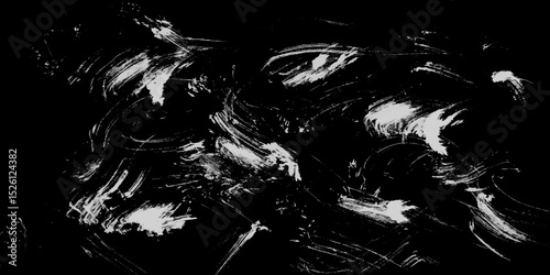 Abstract white and black texture of a grunge concrete dust wall with cracks and scratches background. vintage overly distress splatter spray vector art. Dust overlay distress grungy effect paint.