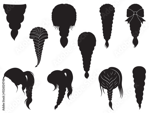 HAIR BREADED SILHOUETTE