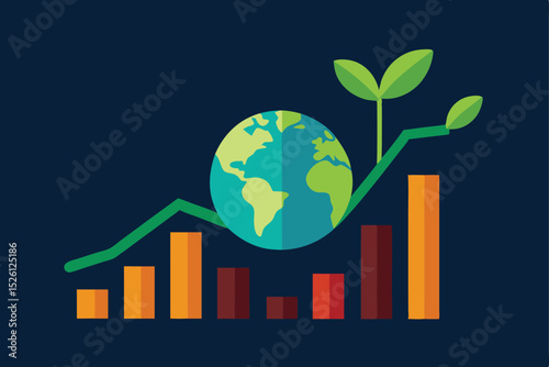 Sustainable Growth Concept - Eco-Friendly Business, Green Economy, and Environmental Progress Images