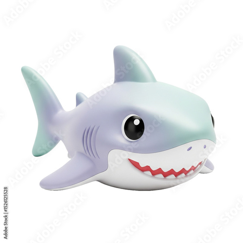 shark kids toy isolated on white