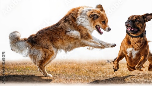 Playful Leaping Mammal in HighResolution Transparent Background, Perfect for Digital Art, Home Decor, or Design Inspiration Energetic Movement and Vibrant Fur Textures.
