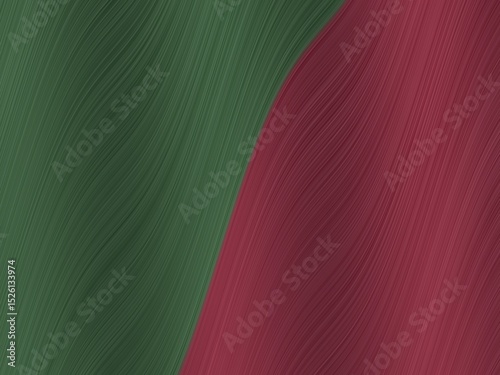 Abstract background featuring a dynamic curve separating deep green and rich maroon hues, creating a sophisticated and elegant texture.