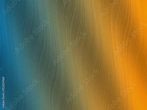 Abstract wavy background with a smooth gradient transition from teal blue to golden yellow, creating a calming and elegant texture.