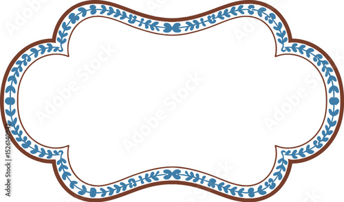 Tazhib Eslimi Art Iranian Text Box Floral