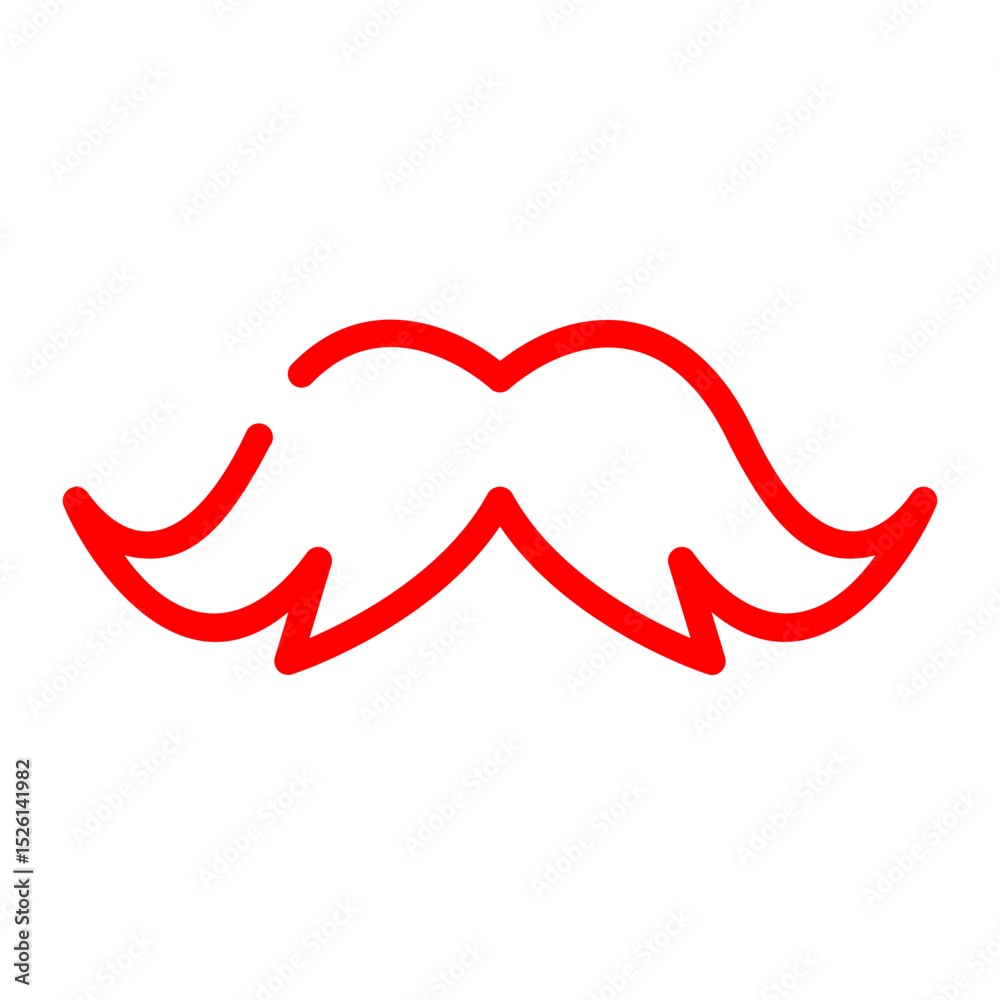 Obraz premium mustache icon