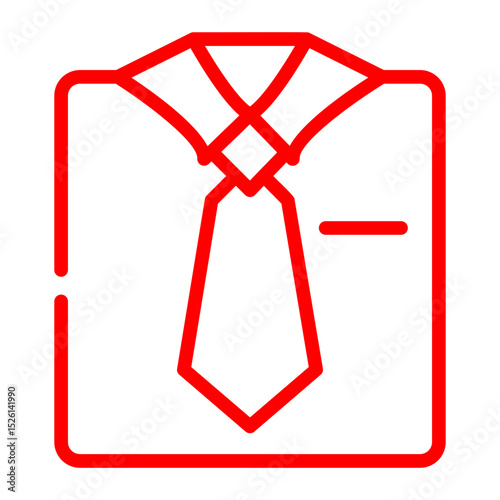 shirt with tie icon