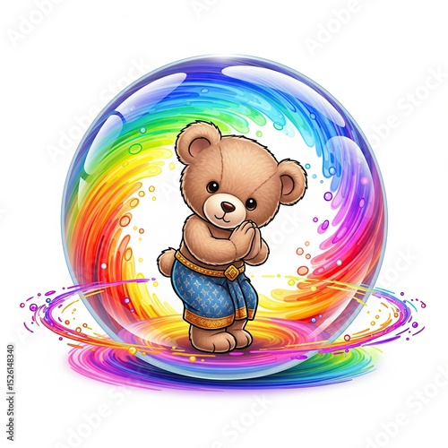 Rainbow Wai Bear