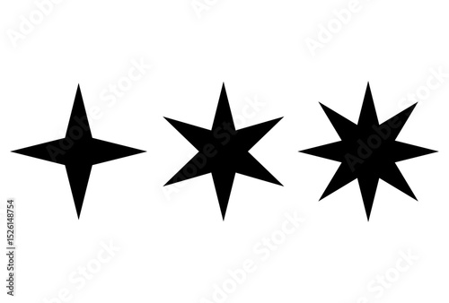 Glitter, stars, icon, vector