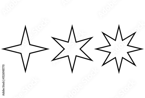 Glitter, stars, icon, vector