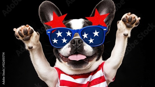 Wallpaper Mural independence day 4th of july dog. Celebrate canine freedom festive patriotic pup july fourth canine holiday national independence cheerful pet summer celebration. Torontodigital.ca