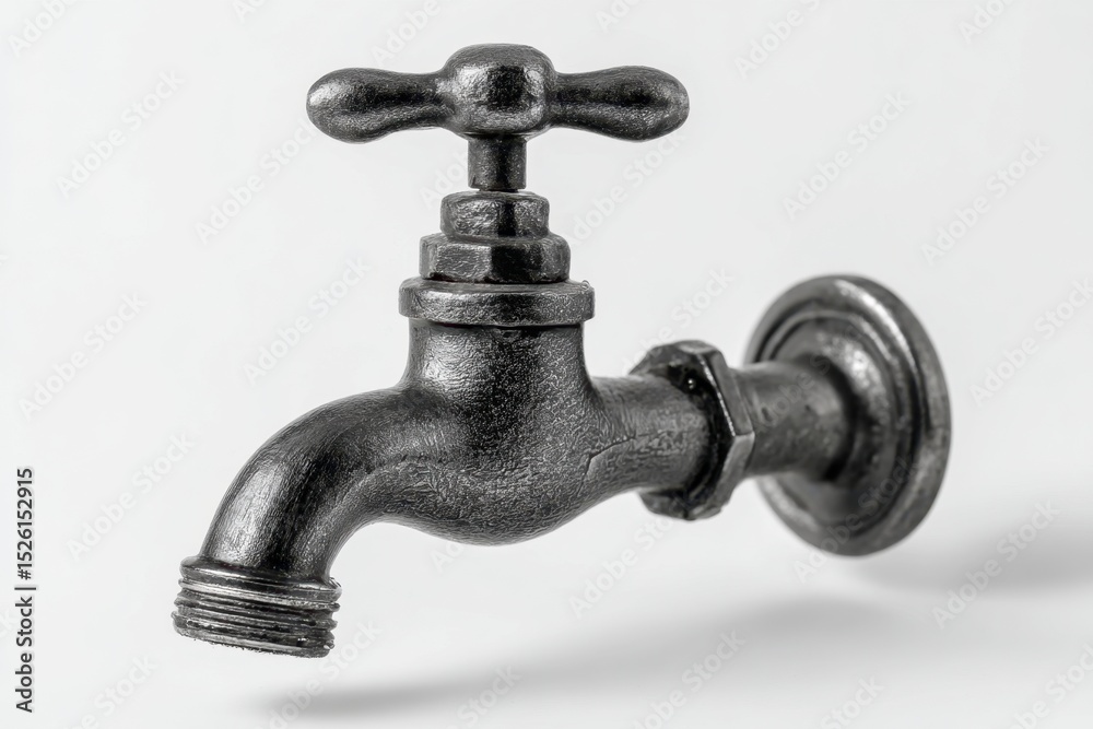 Dark metal faucet fixture Dark metal faucet fixture