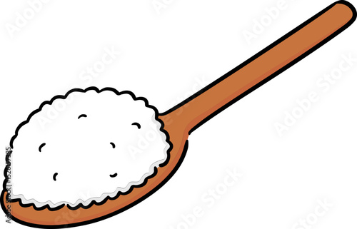 Illustration of rice
