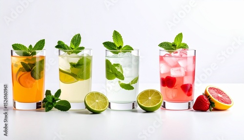 cocktail with lime