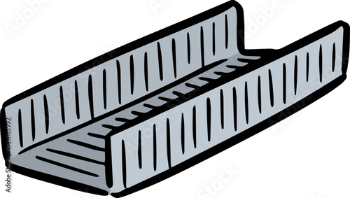 Illustration of stapler

