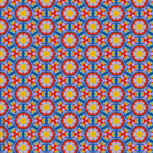 multicolor seamless watercolor geometry pattern for unique and elegant fabric printing purposes also abstract