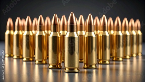bullets on black