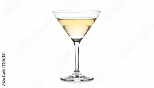 glass of champagne isolated
