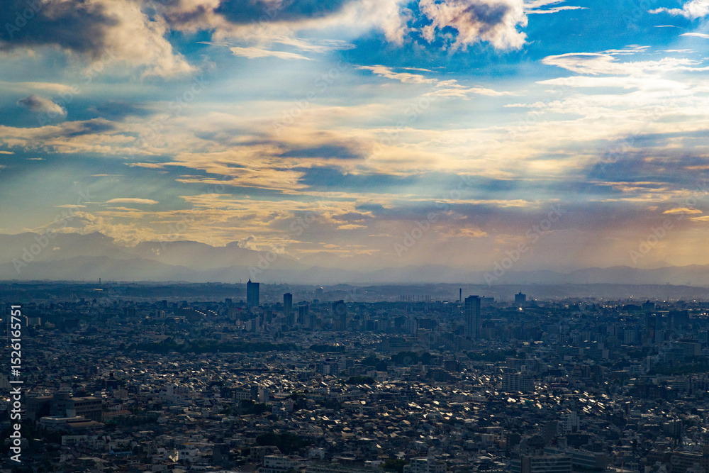 Obraz premium 東京・都市部の夕景