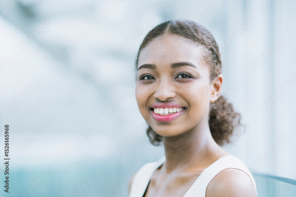 Naklejka premium 女性ポートレート