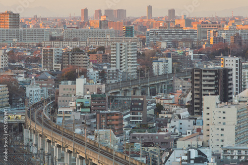 Fototapeta Naklejka Na Ścianę i Meble -  東京・都市部の夕景