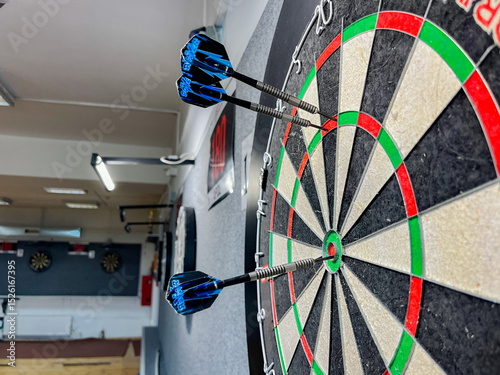 darts in the target 170 points, The Big Fish