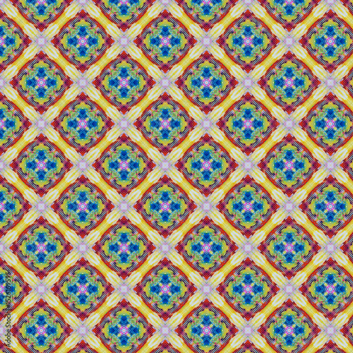 multicolor seamless watercolor geometry pattern for unique and elegant fabric printing purposes also abstract