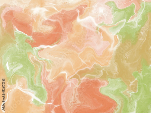 Natural green orange marble texture background, abstract marble texture for design backdrop