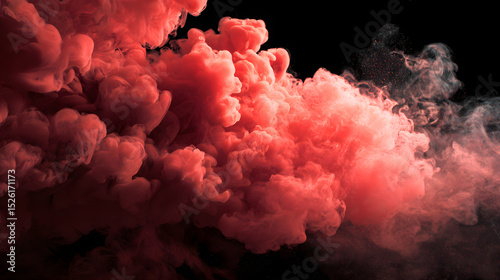 Dramatic smoky background with dense swirling smoke creating intense mysterious atmosphere
