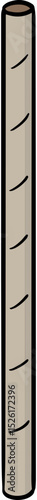 Illustration of paper straw

