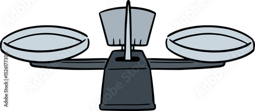 Illustration of weighing machine

