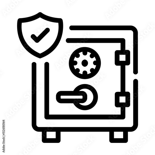 safebox Line Icon