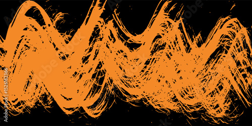 orange black brush wrap car sticker pattern banner abstract sporty lines black orange color combination grunge brush modern pattern.