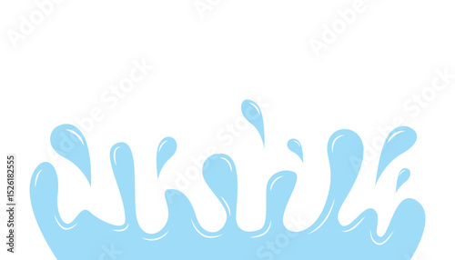 Water splash. water drops and wave splash. water drops shaped. liquid burst splashes