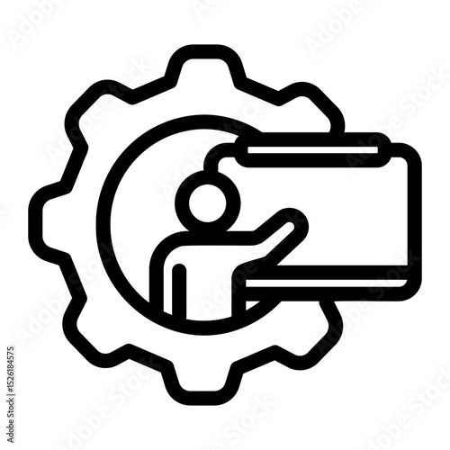 mentorship Line Icon